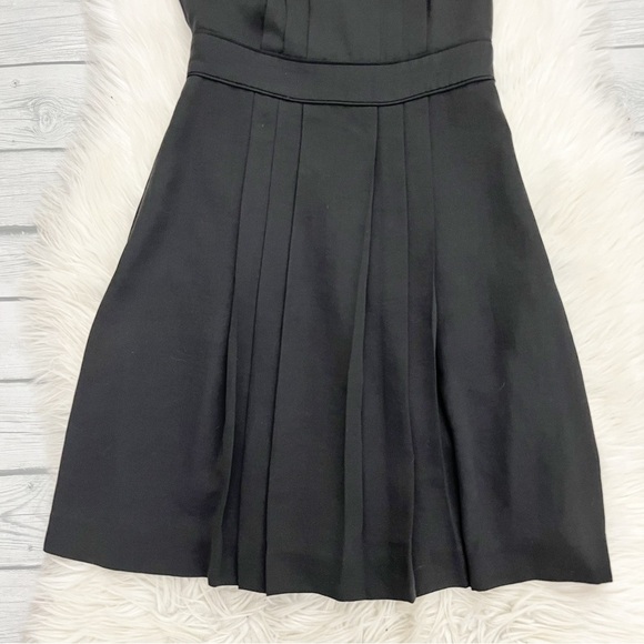 Banana Republic Black Pleated Petite Dress - Picture 3 of 5